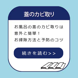 お風呂の蓋のカビ取りは意外と簡単！お掃除方法と予防のコツ