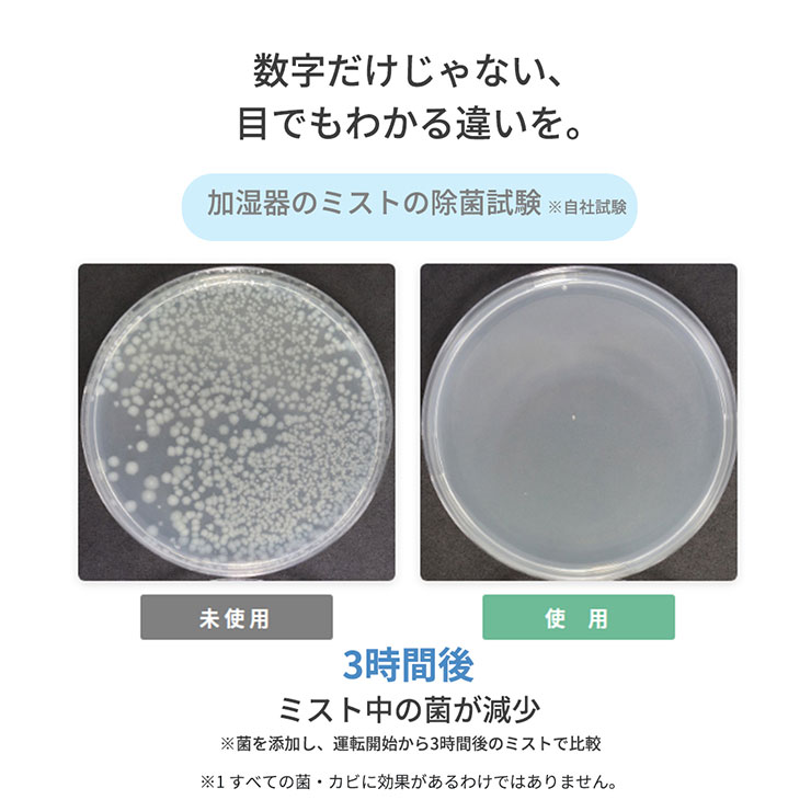 除菌効果実証済み